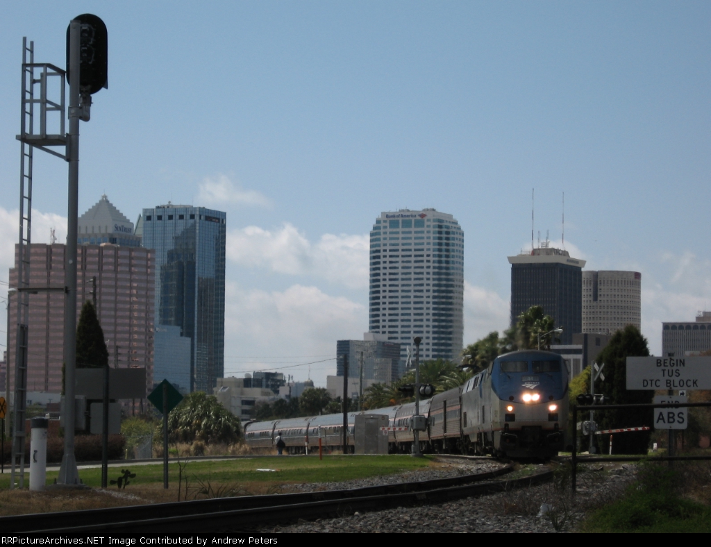A view of the city of Tampa